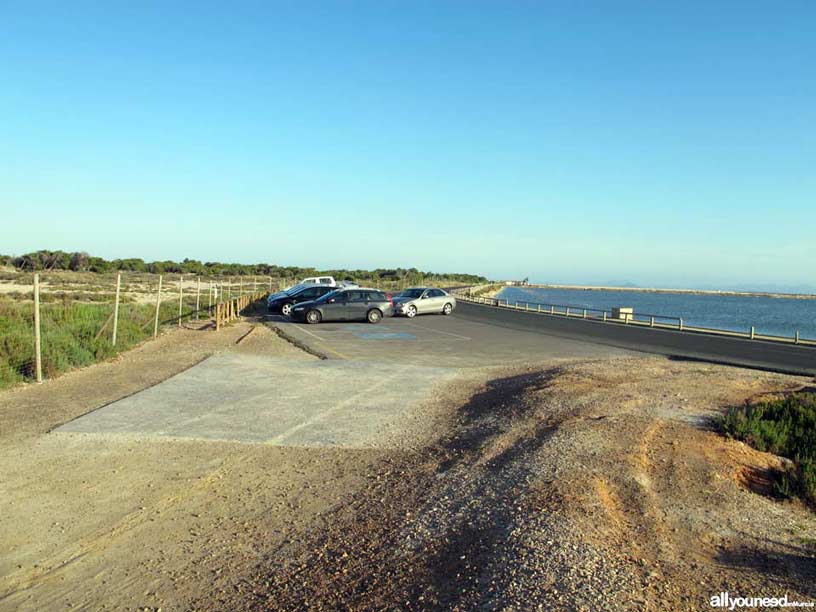 Las Encañizadas path in San Pedro del Pinatar