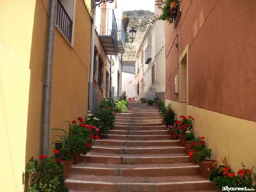 Valle de Ricote. Calle en Ulea