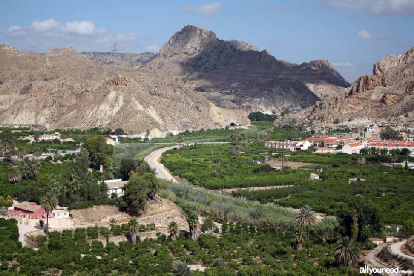 Valle de Ricote. Mirador del Arco en Villanueva