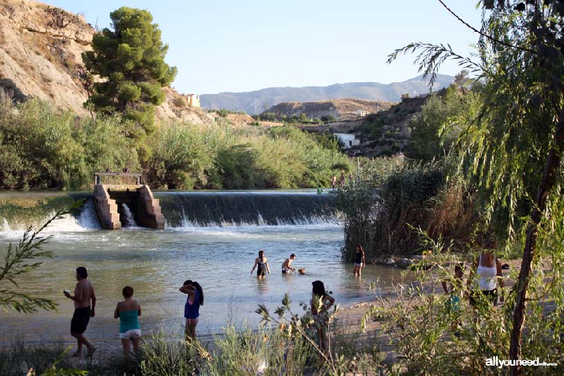 Valle de Ricote. Parque el Jarral y río Segura en Abarán