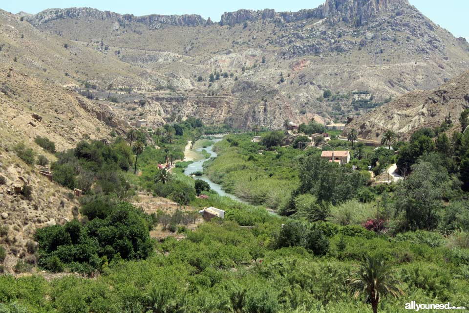 Descubriendo paisajes en el Valle de Ricote. Ojós