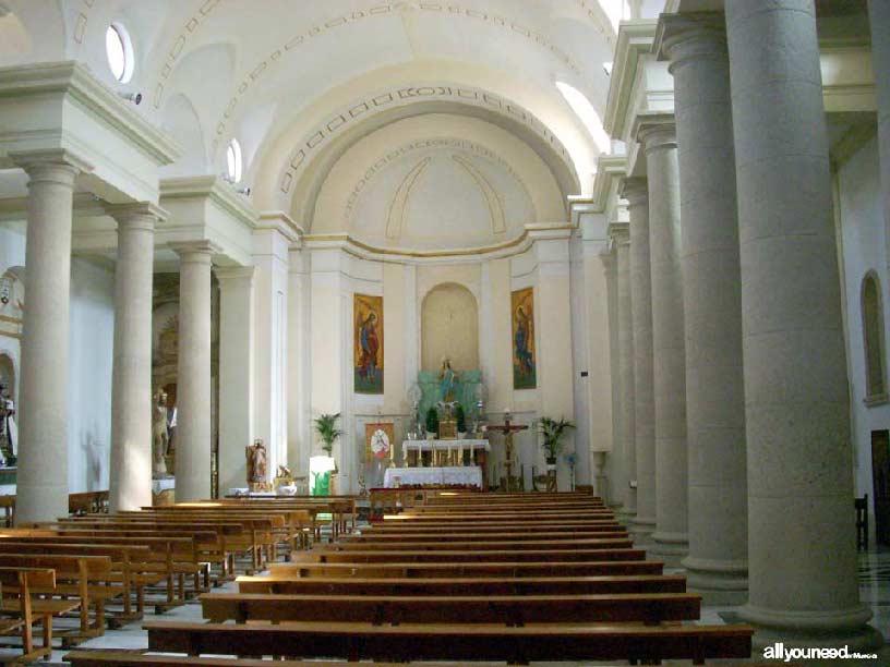 Our Lady of Assumption Church in Villanueva del río Segura -Murcia-