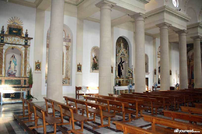 Our Lady of Assumption Church in Villanueva del río Segura -Murcia-