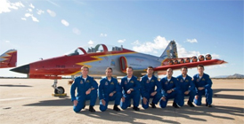 Exhibición de la Patrulla Águila en San Javier
