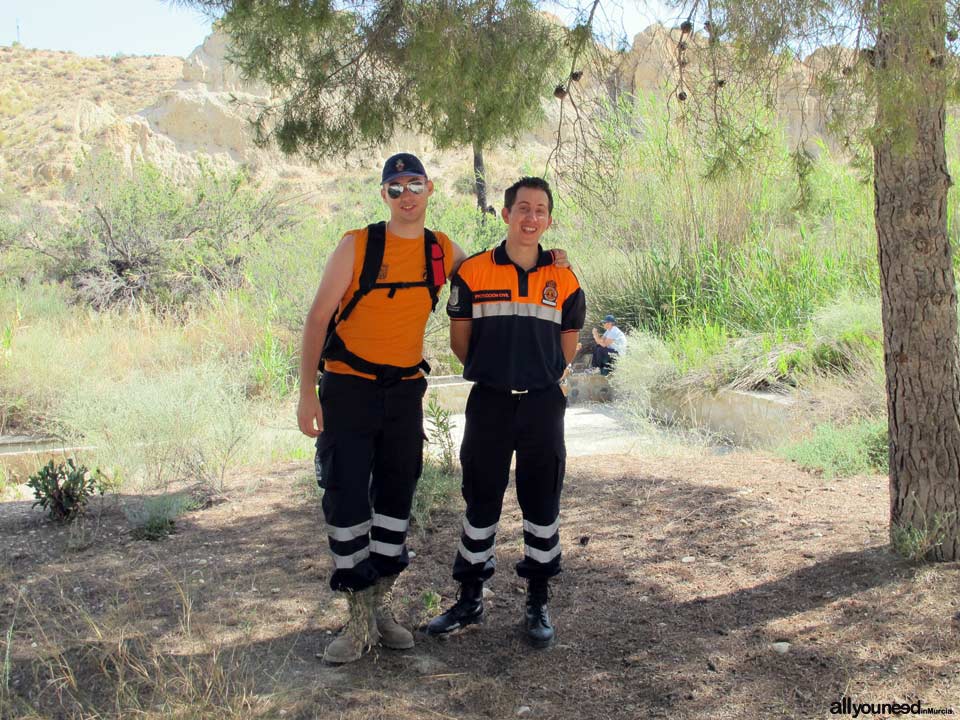 17  - Protección Civil. Ruta guiada del río Chícamo en Abanilla