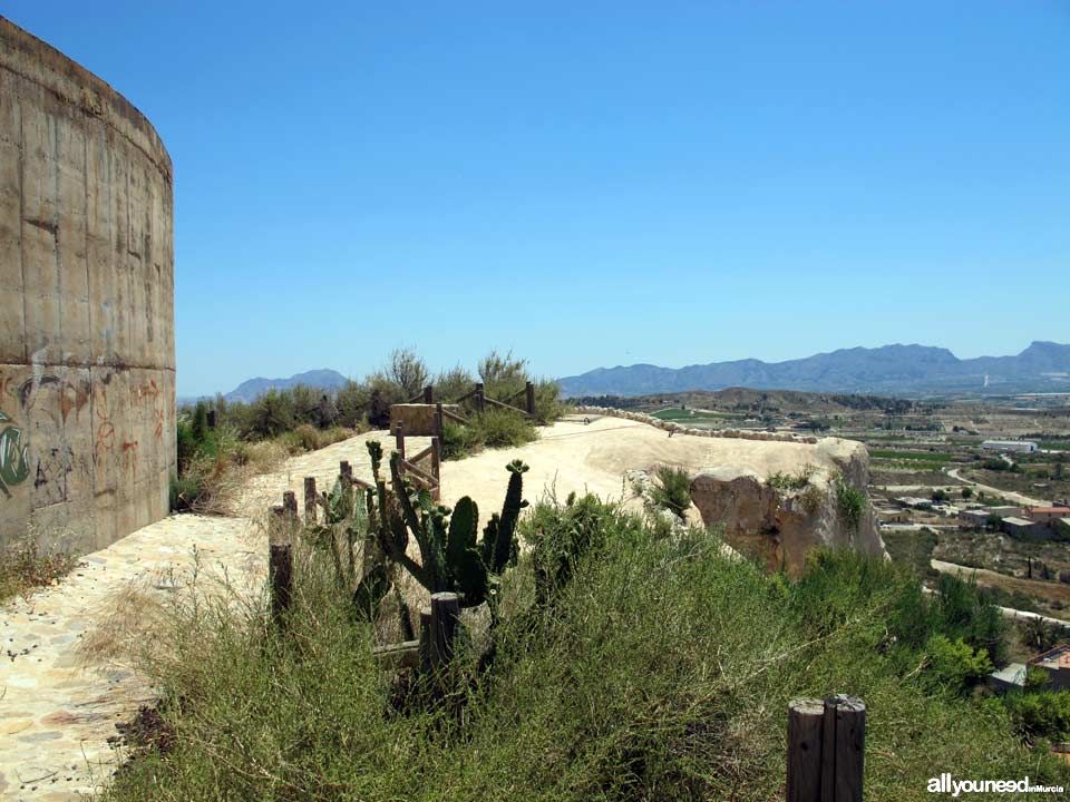 Abanilla Castle. Castles of Spain