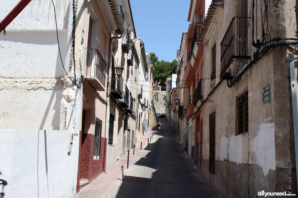 Calle Domingo Gómez en Abarán