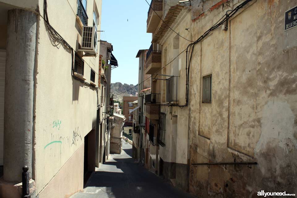 Calle Molino de la Encomienda en Abarán