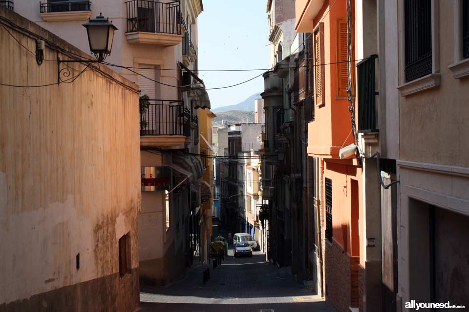 Calle Ramón y Cajal en Abarán