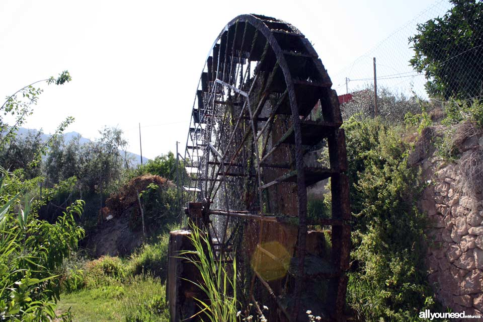 Candelón Waterwheel in Abarán. Spain