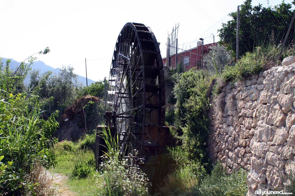 Candelón Waterwheel in Abarán. Spain