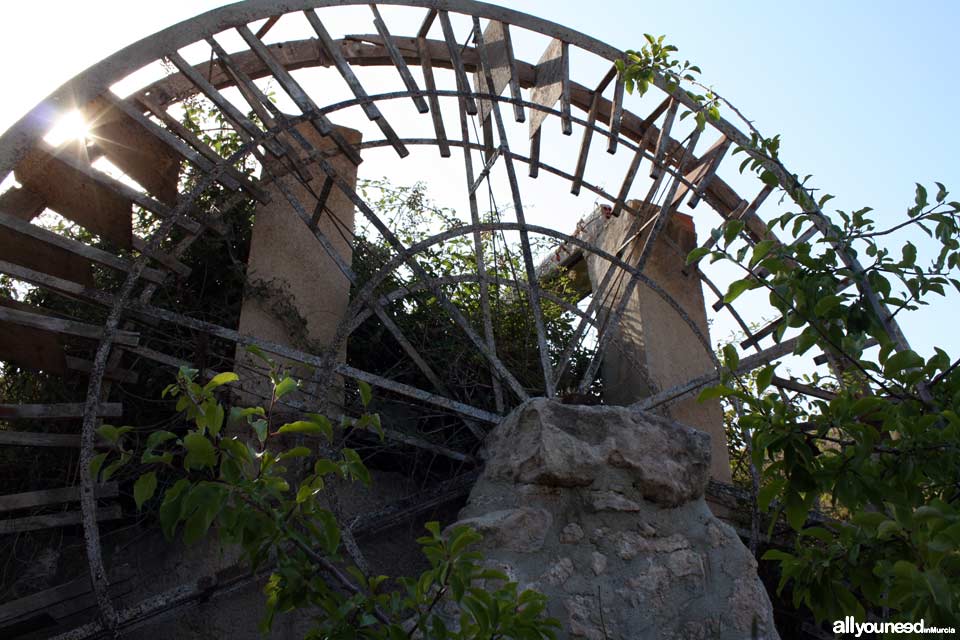 Ñorica Waterwheel in Abarán. Spain