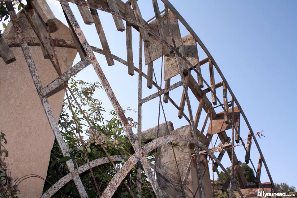 Ñorica Waterwheel in Abarán. Spain