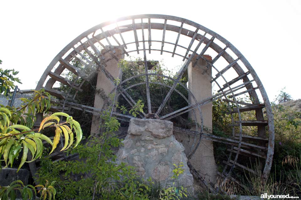 Ñorica Waterwheel in Abarán. Spain