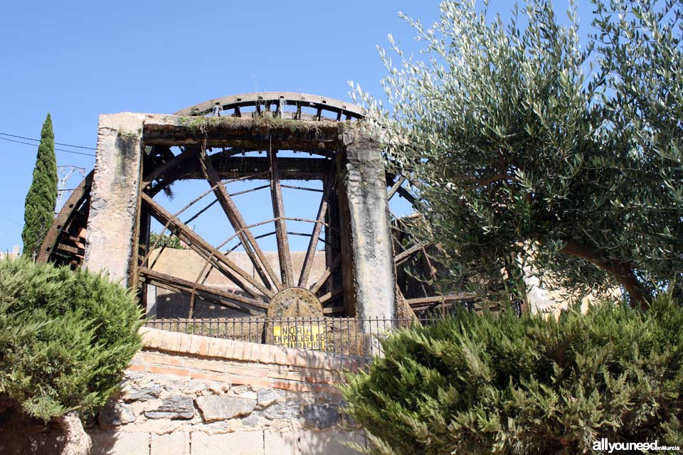 Noria Grande de Abarán y Parque. Norias de Murcia