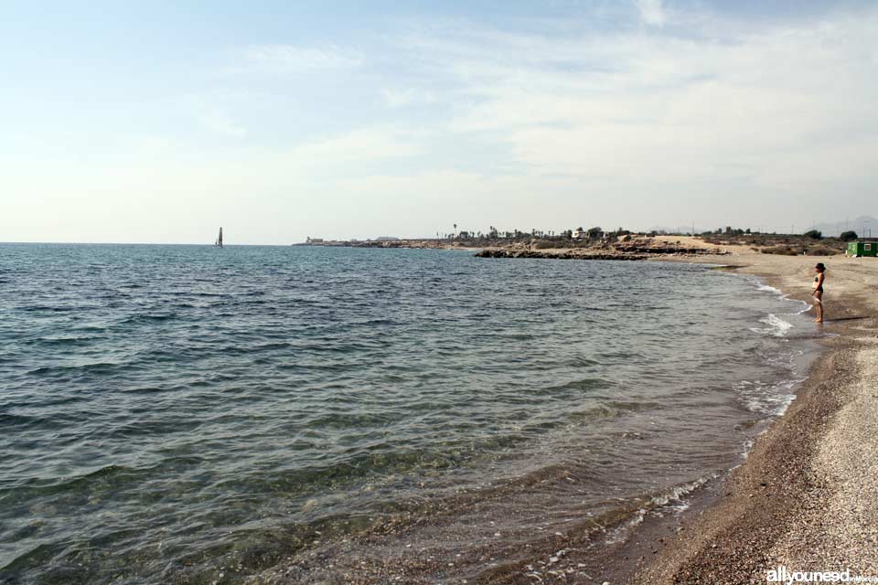 Resultado de imagen de playa de la casica verde murcia