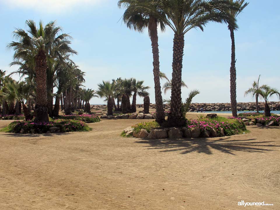 Playa de la Colonia en Aguilas