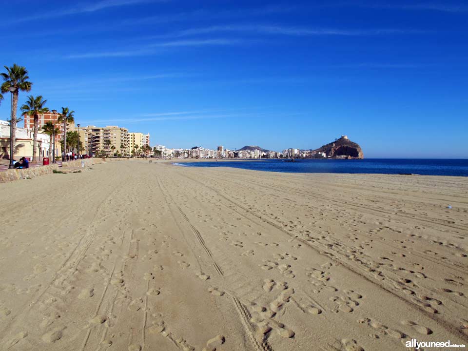 Playa de Poniente. Aguilas