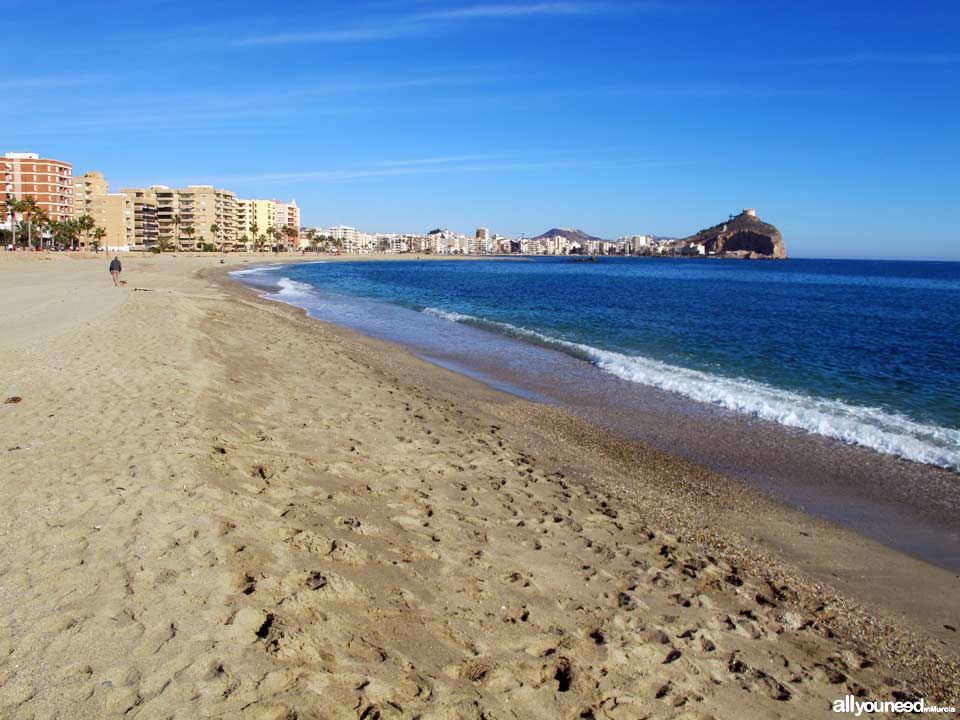 Playa de Poniente. Aguilas