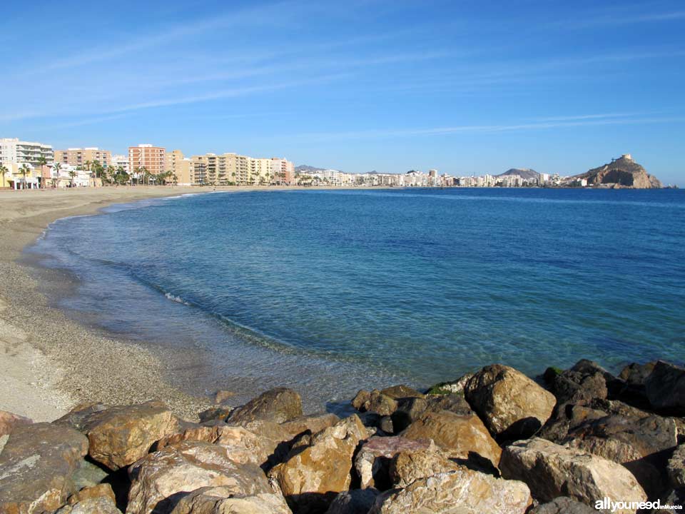 Playa de Poniente. Aguilas