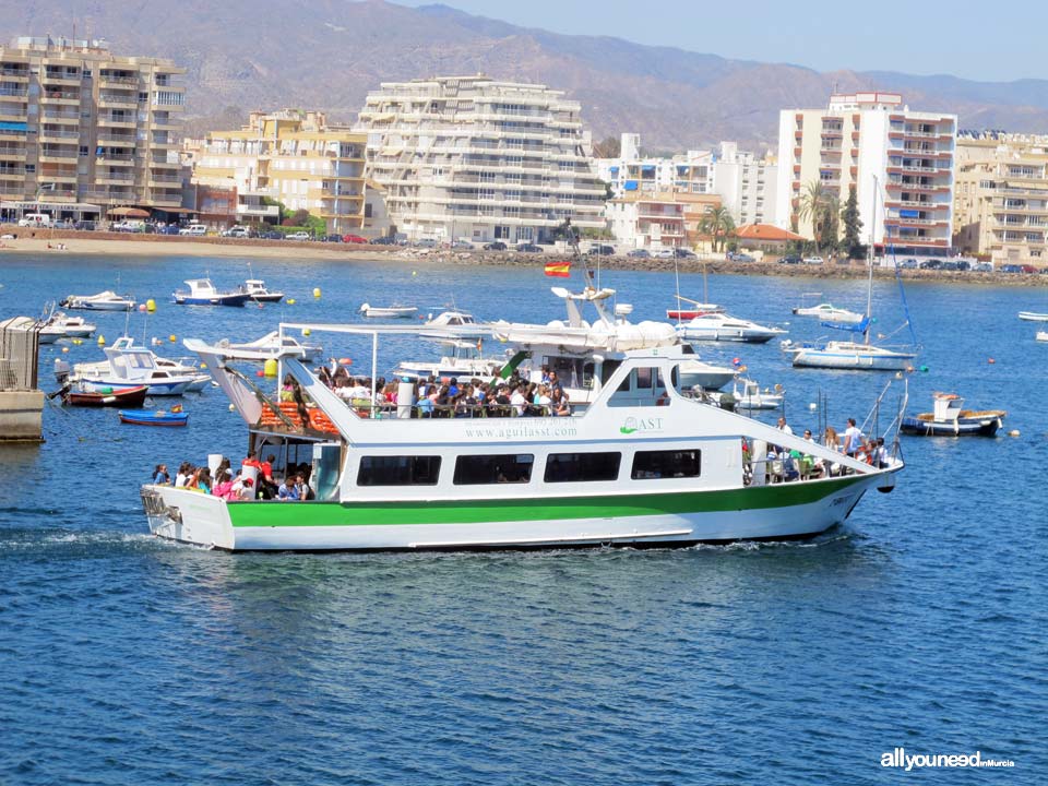 Barco Don Pancho en Águilas. Paseos en barco