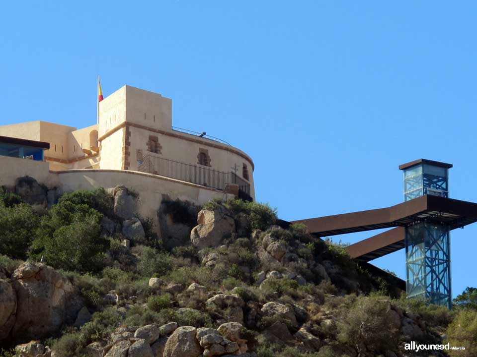 Castillo de San Juan de las Águilas. Murcia. Castillos de España