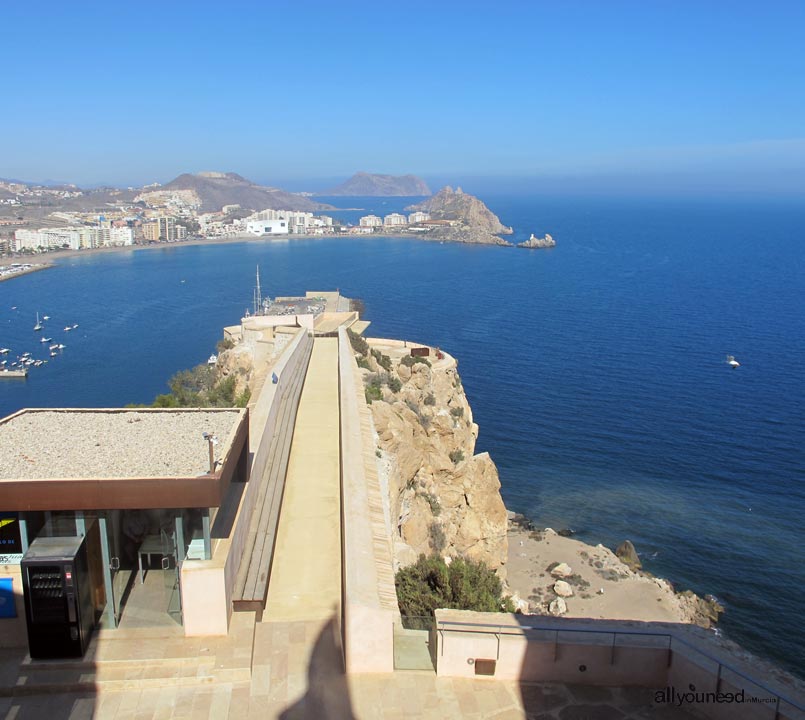 Castillo de San Juan de las Águilas. Murcia. Castillos de España