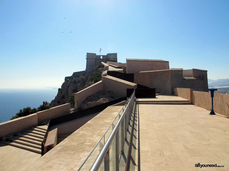 Castillo de San Juan de las Águilas. Murcia. Castillos de España