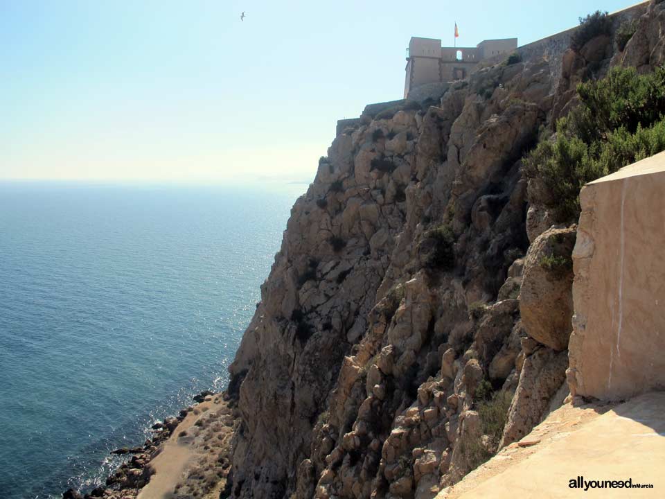 Castillo de San Juan de las Águilas. Murcia. Castillos de España