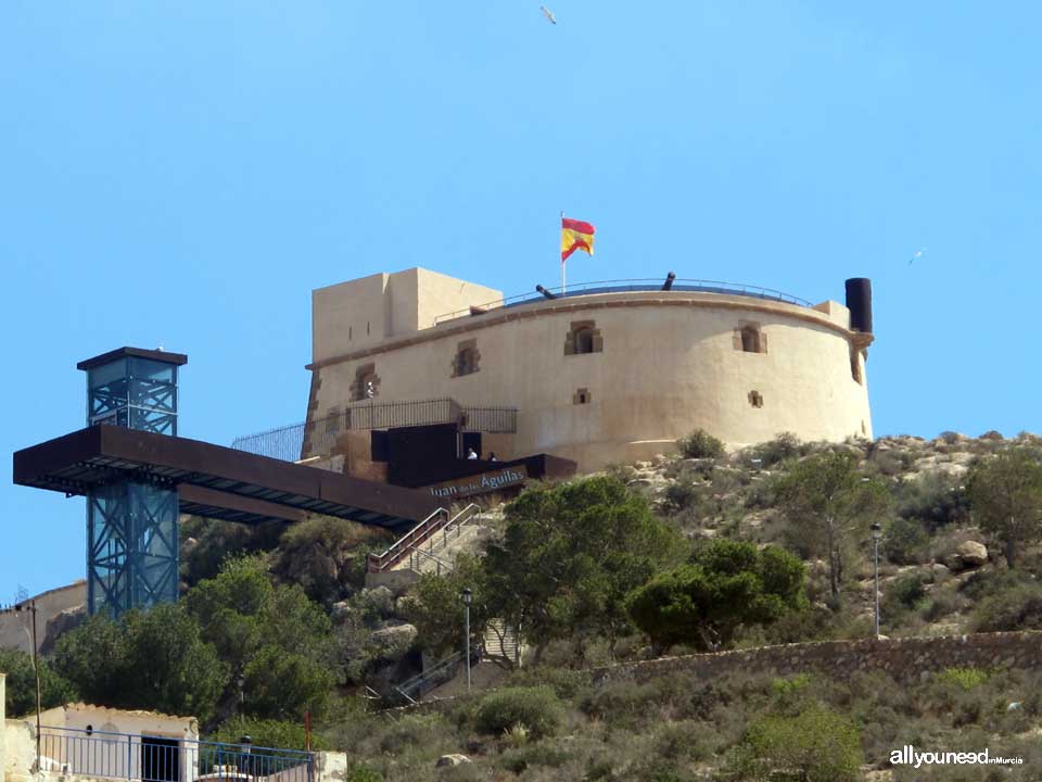 Castillo de San Juan de las Águilas. Murcia. Castillos de España