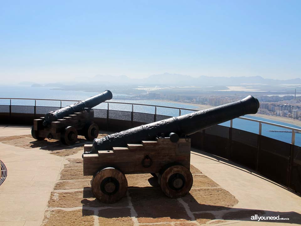 Castillo de San Juan de las Águilas. Murcia. Castillos de España