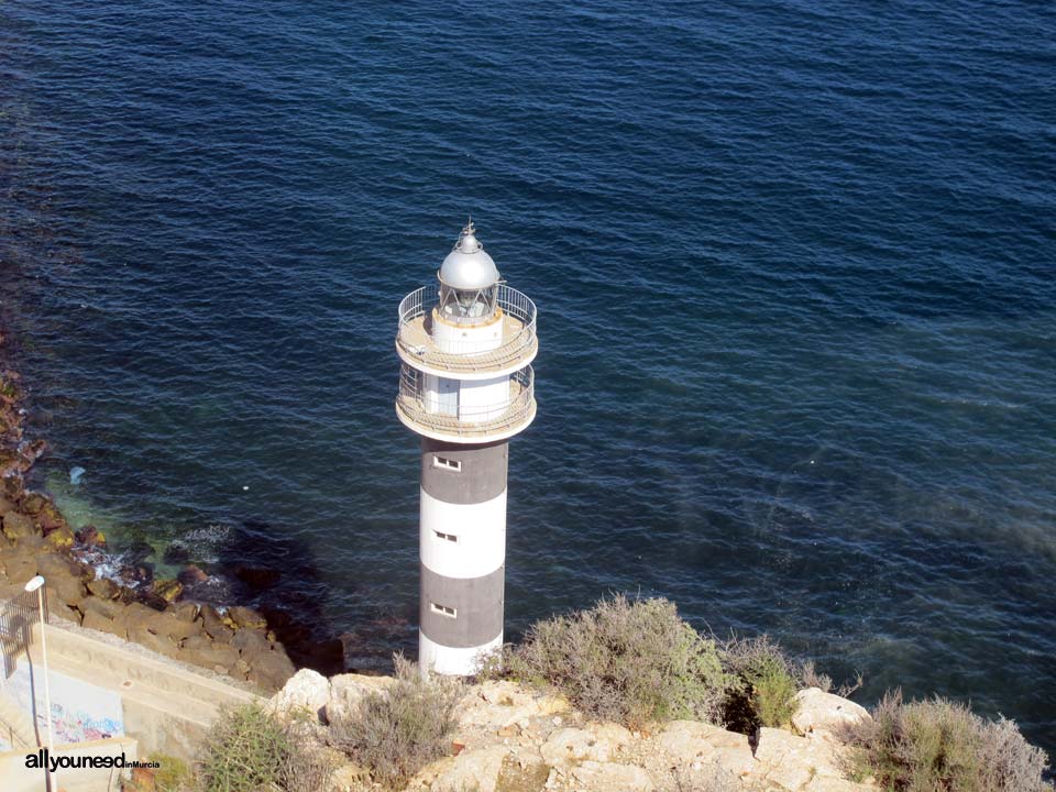 Faro de Punta Negra en Águilas. Murcia
