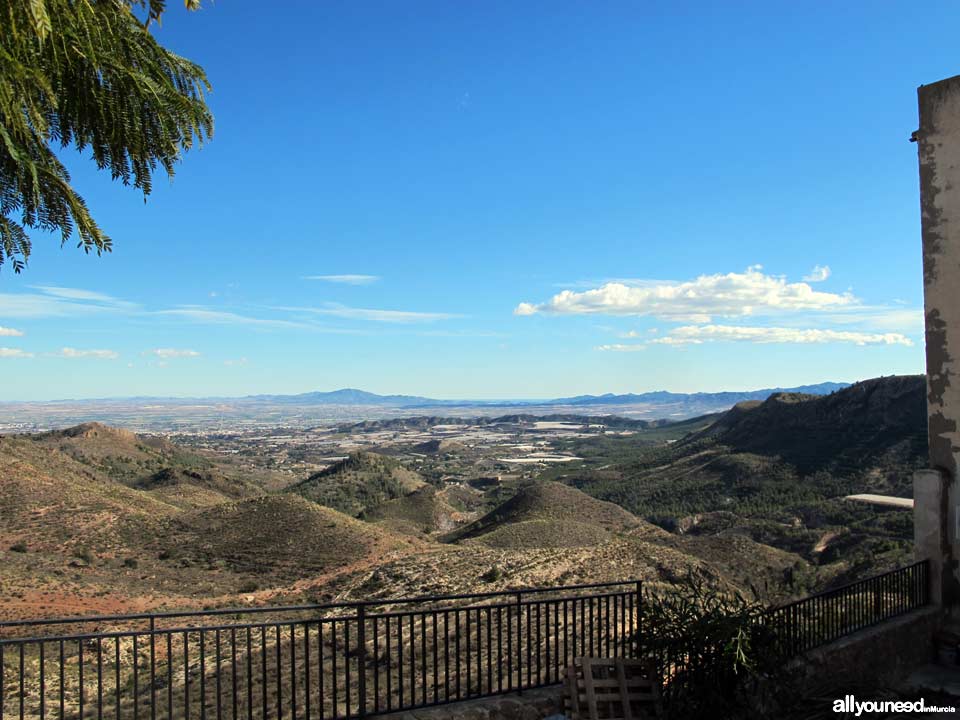 Aledo. Vistas desde la plaza del Castillo