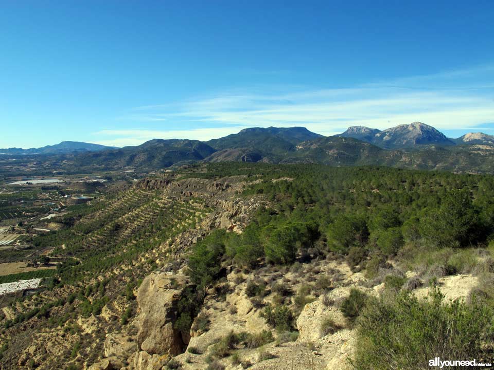 Muela Mountains. Alhama de Murcia