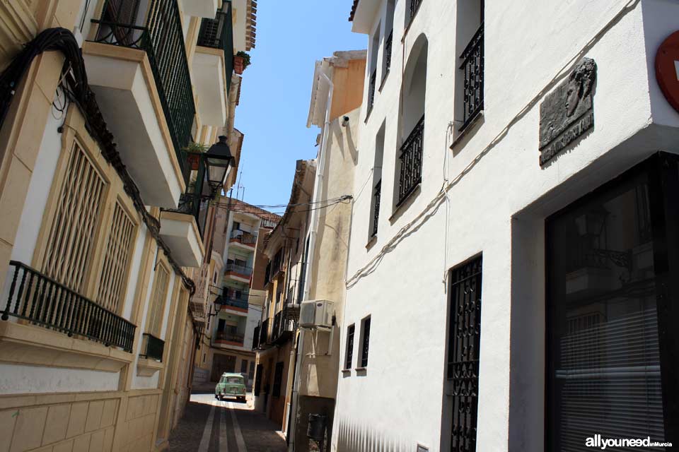 Calle Pintor Pedro Cano en Blanca