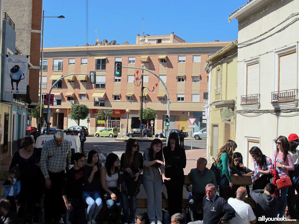 Encierros de Toros. Blanca