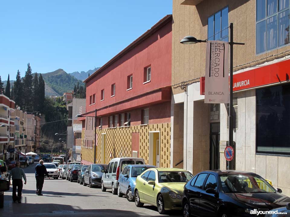 Bullfighting Art Market in Blanca. Pictures