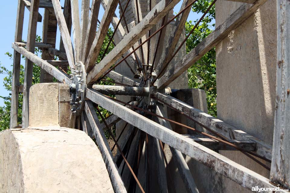 Miguelico Nuñez Waterwheel in Murcia. Spain