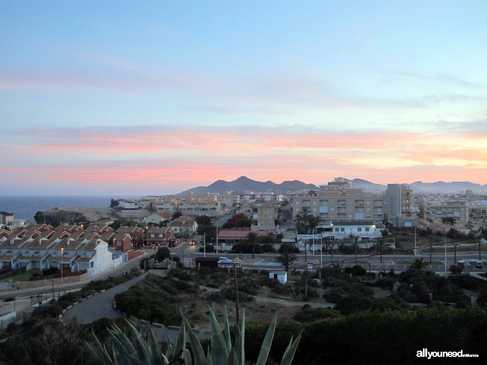 Cabo de Palos Lighthouse. Murcia. View of Cabo de Palos