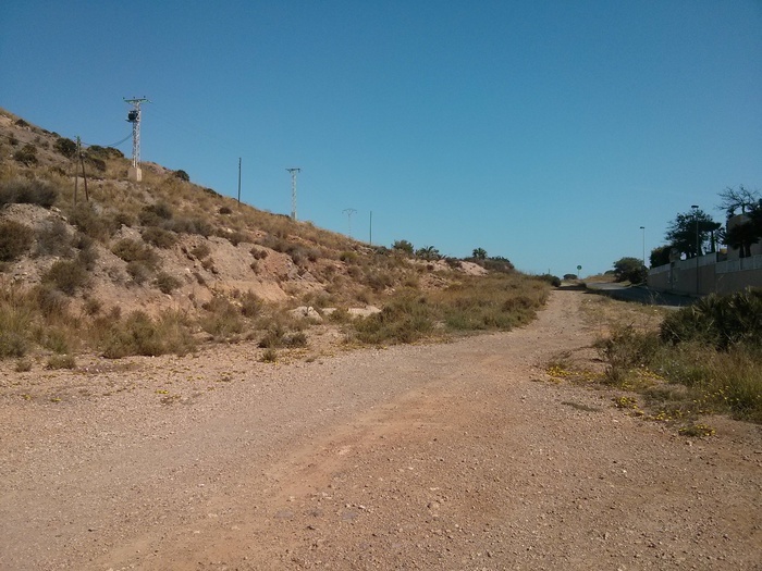 Trail from the cove of Cala Reona to Calblanque and back to Cala Reona