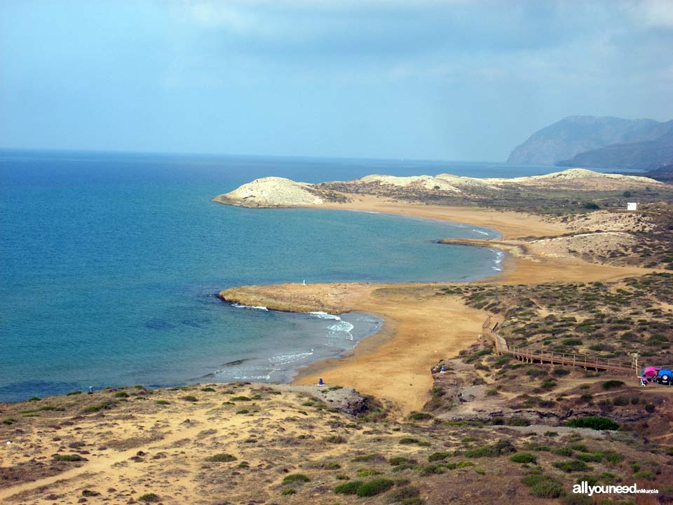 Cala Magre, Cala Arturo y Playa de Calblanque. Playas de Calblanque. Cartagena