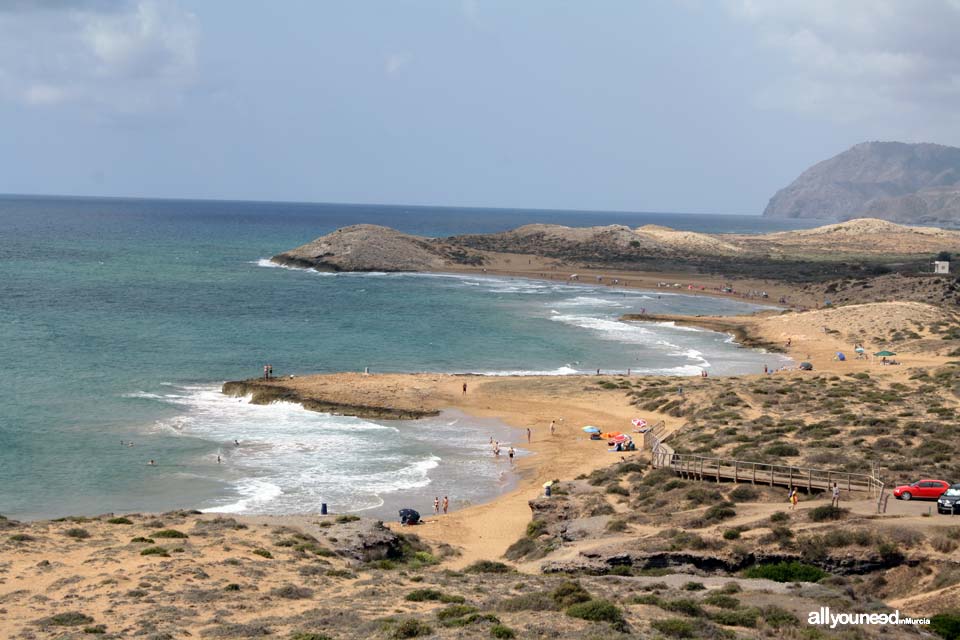 Cala Magre, Cala Arturo y Playa de Calblanque. Playas de Calblanque. Cartagena