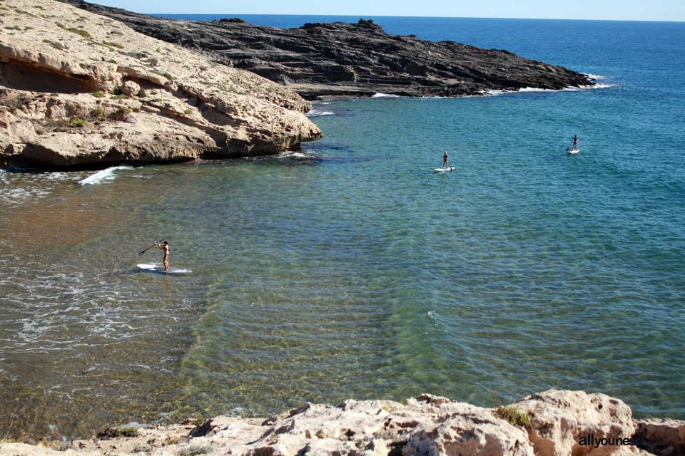 Cala de los Déntoles. Playas de Calblanque. Cartagena