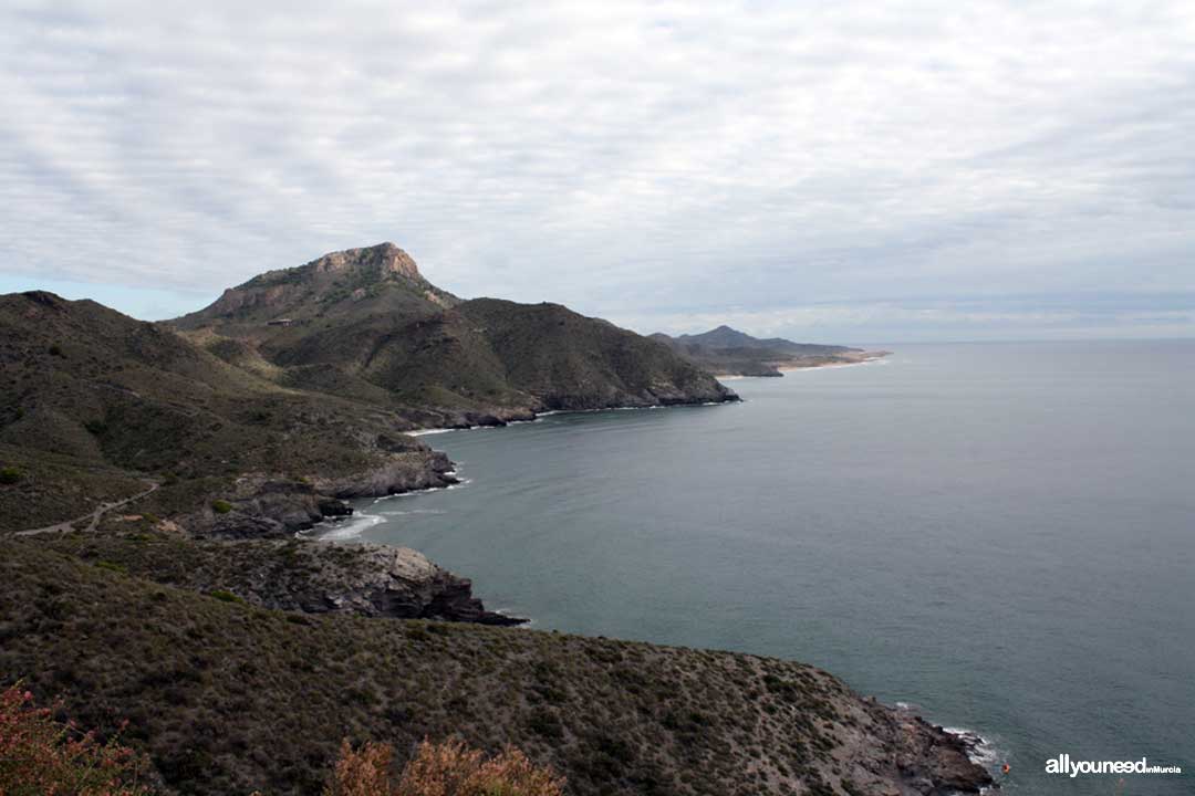 Senderos en el Parque Regional de Calblanque en Murcia -España