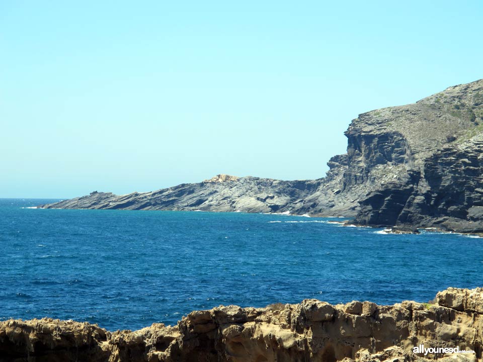 Punta Espada en Calblanque, junto a la Cala de los Déntoles. Murcia