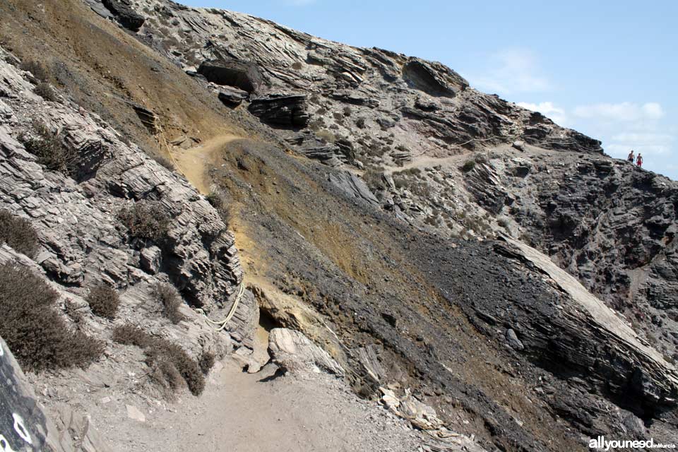 6- Trail on the side of the mountain