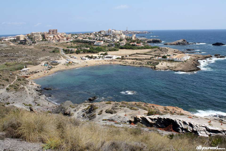 3- Vistas de Cala Reona y Cabo de Palos. Parque Regional de Calblanque