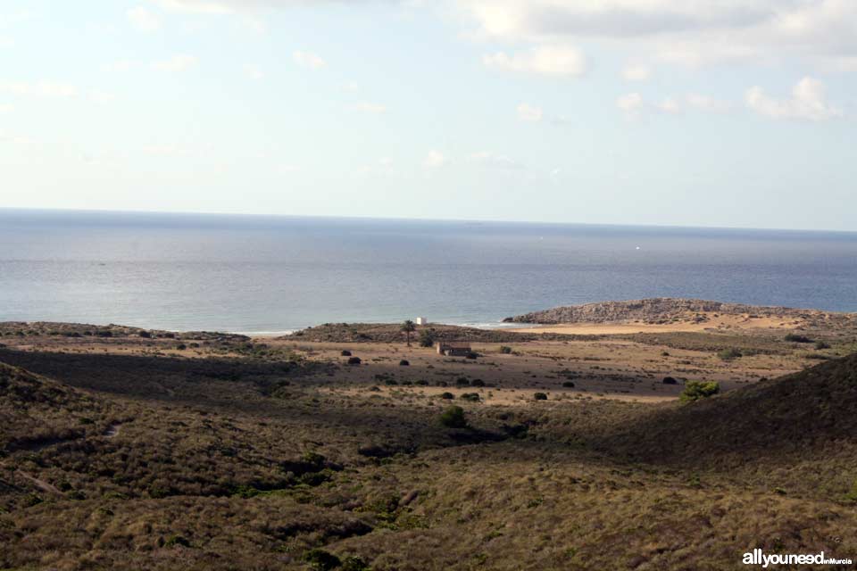 Senderos en el Parque Regional de Calblanque en Murcia -España