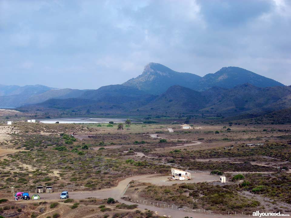 Senderos en el Parque Regional de Calblanque en Murcia -España