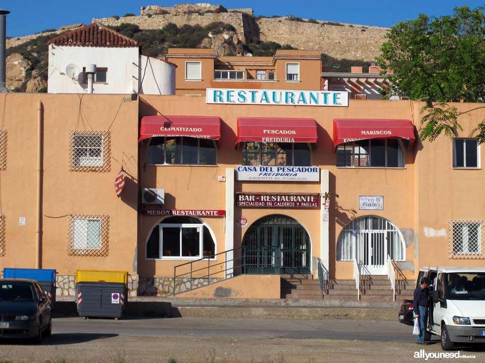 Restaurante Casa del Pescador. Frente al Puerto de Cartagena